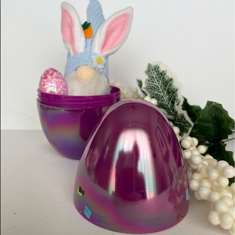 Easter Bunny Gnome‎ Nested  in His Own Egg